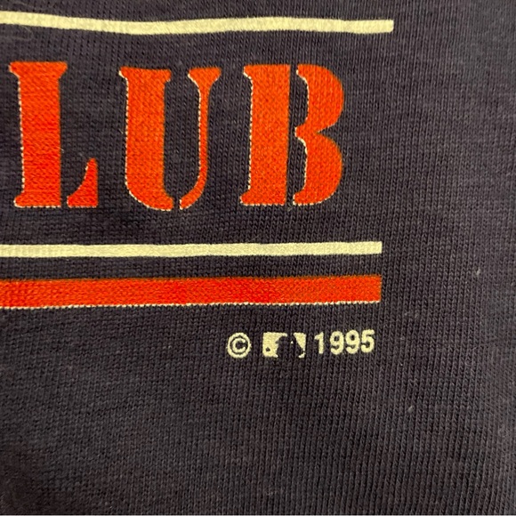 90s Vintage Logo Athletic MLB New York Yankees Athletic Club Graphic T Shirt NWT - Picture 4 of 5